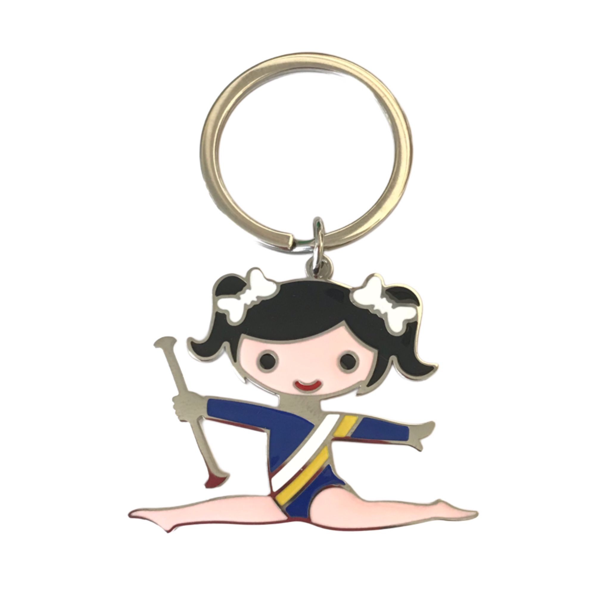 Pendentif - porte-clés Twirler acier inoxydable